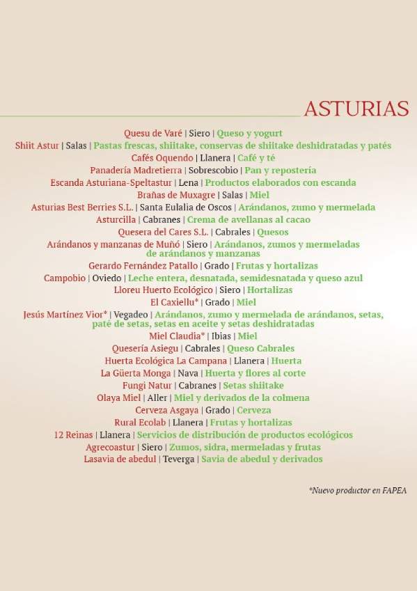 expositores1 Listado Expositores Asturias