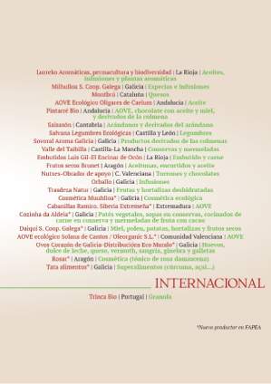 expositores3 Listado Expositores España e internacional