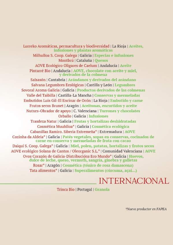 expositores3 Listado Expositores España e internacional